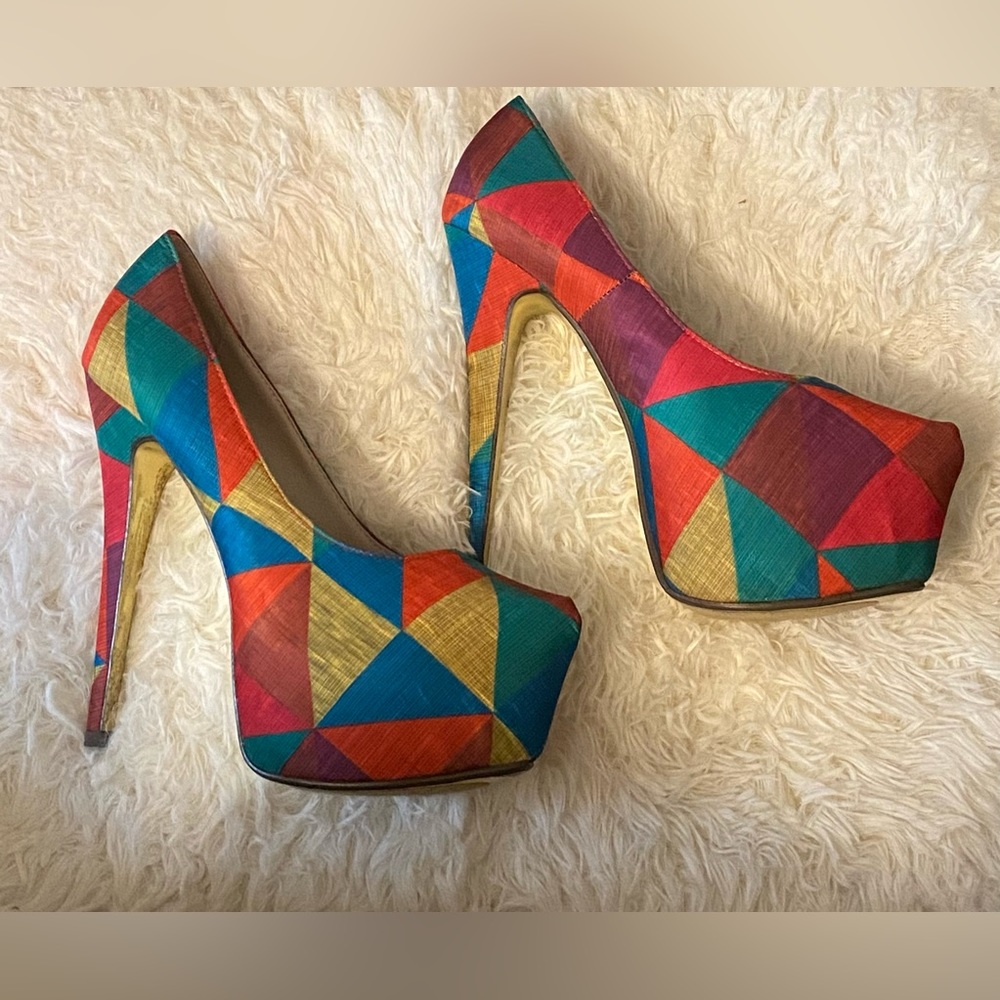 Multi Colored Heels